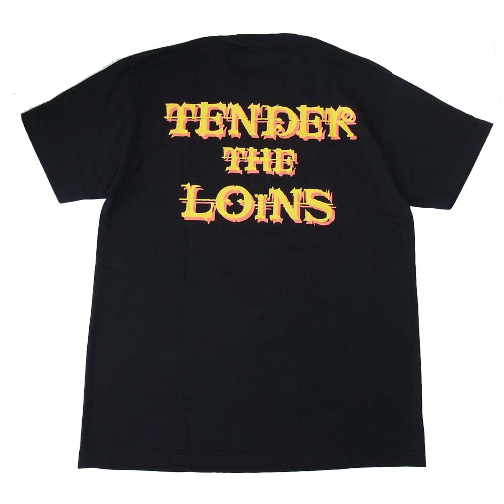TENDERLOIN テンダーロイン T-TEE P.F.P 半袖 Tシャツ ブラック系 マルチカラー系 L【新古品】【未使用】【中古】