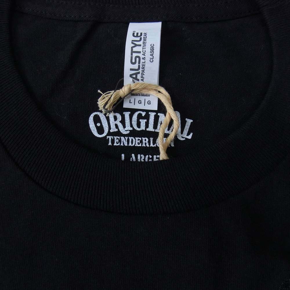 TENDERLOIN テンダーロイン T-TEE P.F.P 半袖 Tシャツ ブラック系 マルチカラー系 L【新古品】【未使用】【中古】