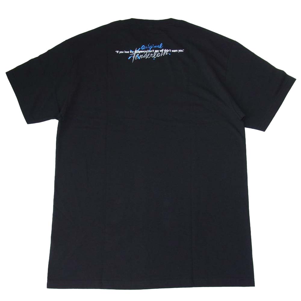 TENDERLOIN テンダーロイン T-TEE S.S ロゴ プリント Tシャツ ブラック系 L【極上美品】【中古】