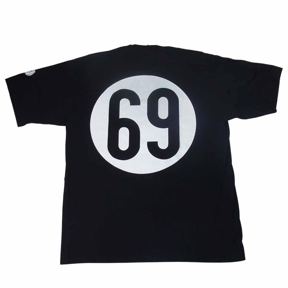 TENDERLOIN テンダーロイン  T-TEE 69 ロゴ 半袖 Tシャツ ブラック系 L【中古】