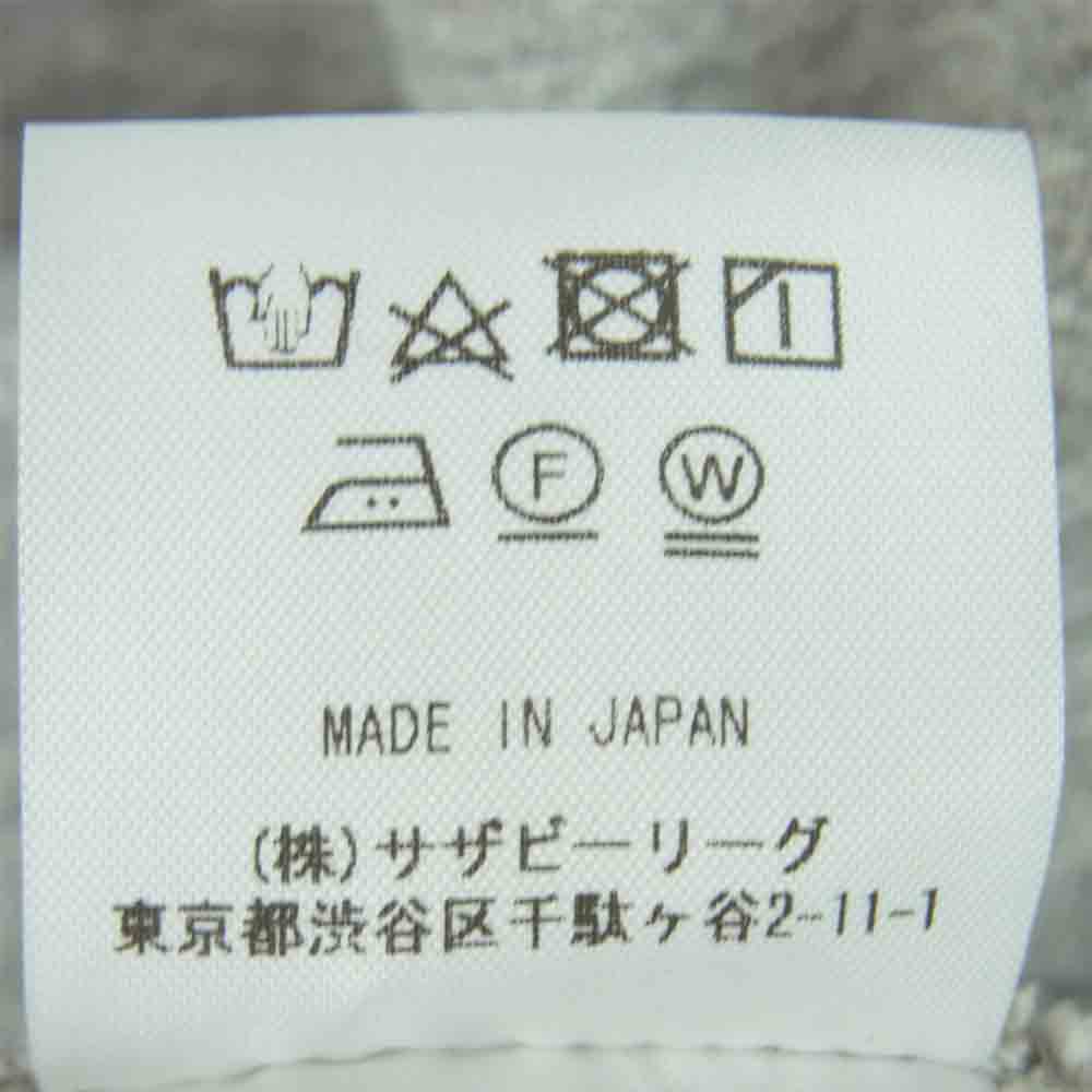 Ron Herman ロンハーマン 3320900042 ダメージ加工 ジップ フーディ パーカー コットン 日本製 グレー系 L【中古】