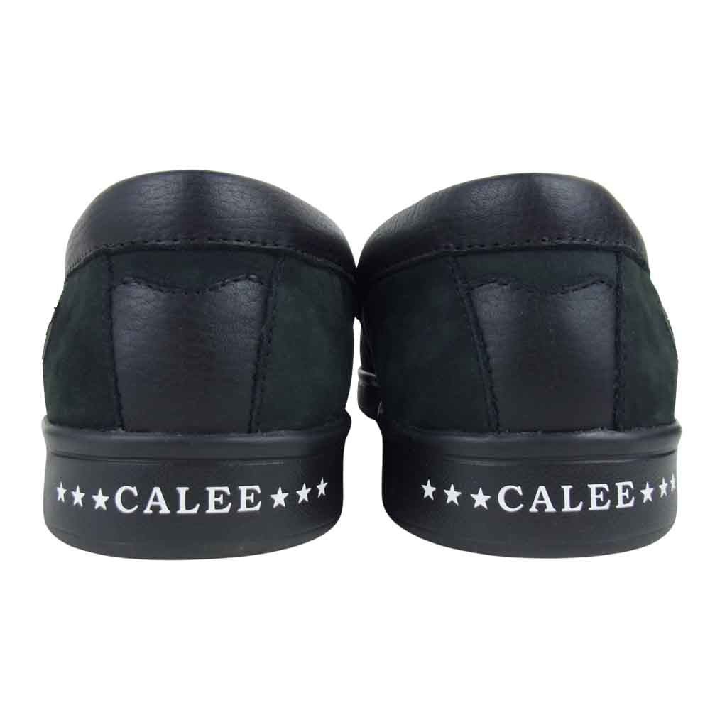 CALEE キャリー 25245 × グラビス GRAVIS ODJICK レザー スニーカー ブラック系 28.0ｃｍ【中古】