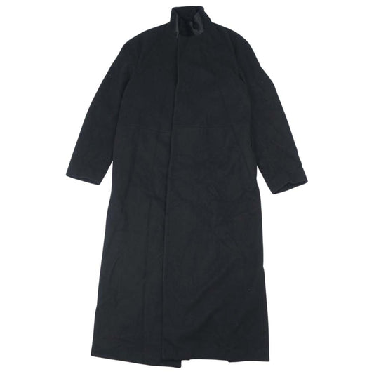 JIL SANDER ジルサンダー ウール ローブ ロング コート ブラック系 46【中古】