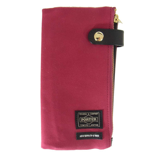PORTER ポーター B印 YOSHIDA × ほぼ日刊イトイ新聞 手帳カバー ピンク系【美品】【中古】