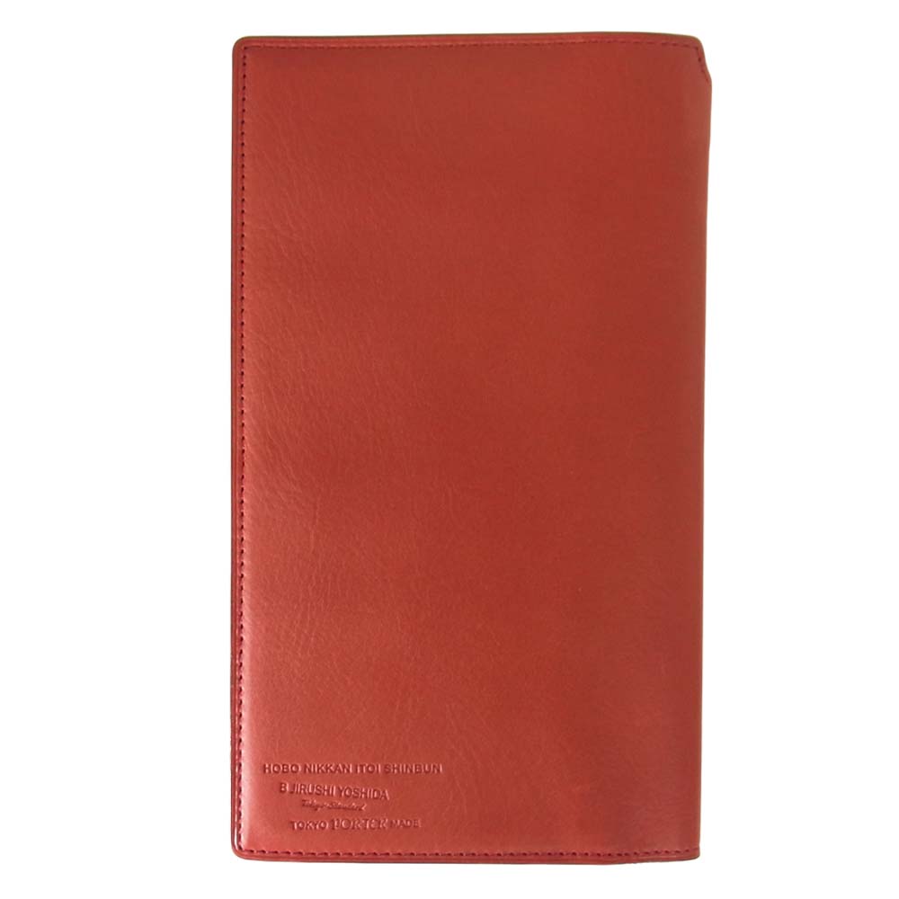 PORTER ポーター B印 YOSHIDA × ほぼ日刊イトイ新聞 パスポート カバー 箱入り レッド系【極上美品】【中古】