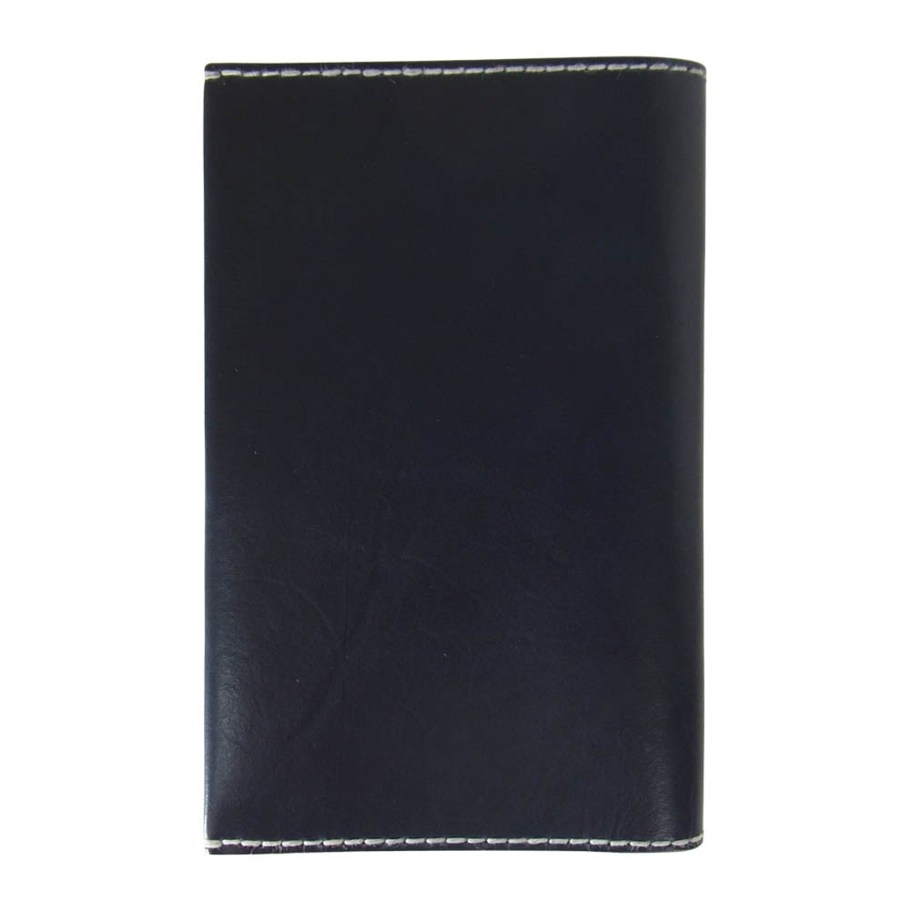 アンリークイール  ほぼ日手帳 weeks レザー 手帳カバー ネイビー系【美品】【中古】