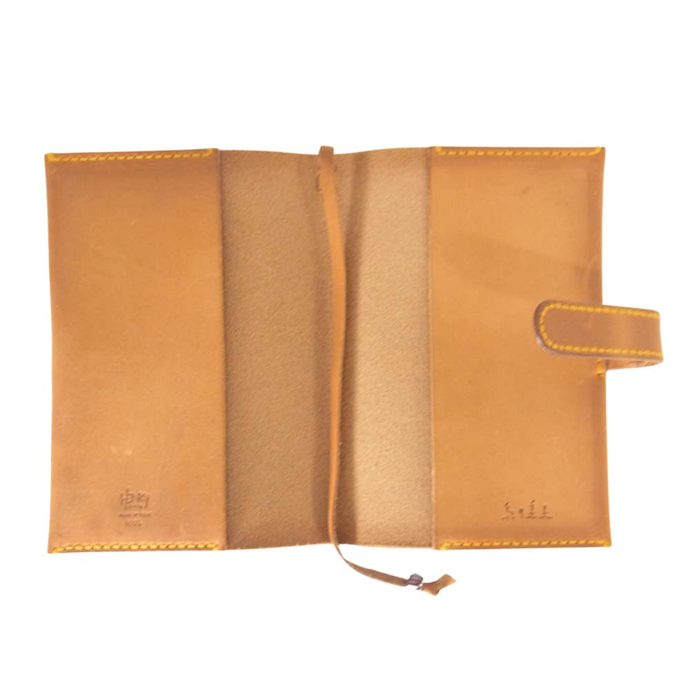 アンリークイール ほぼ日手帳 レザー 手帳 カバー キャメル【中古】