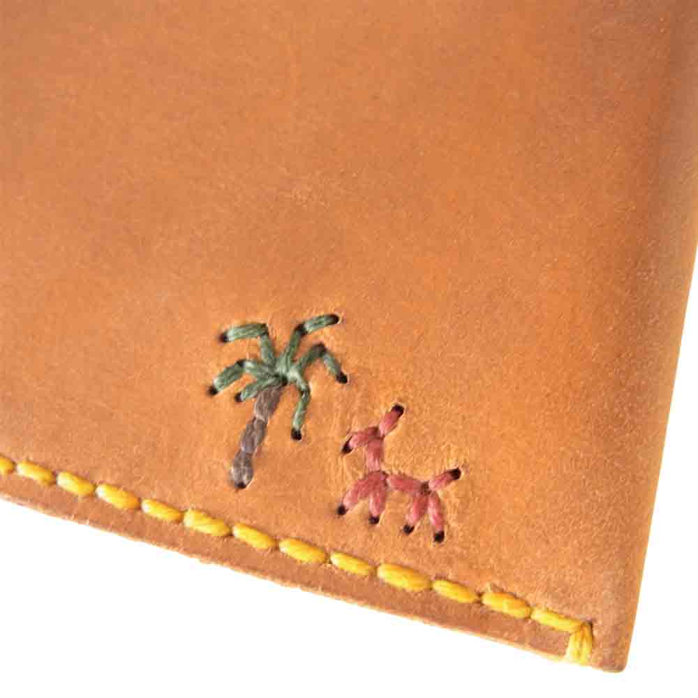 アンリークイール ほぼ日手帳 レザー 手帳 カバー キャメル【中古】