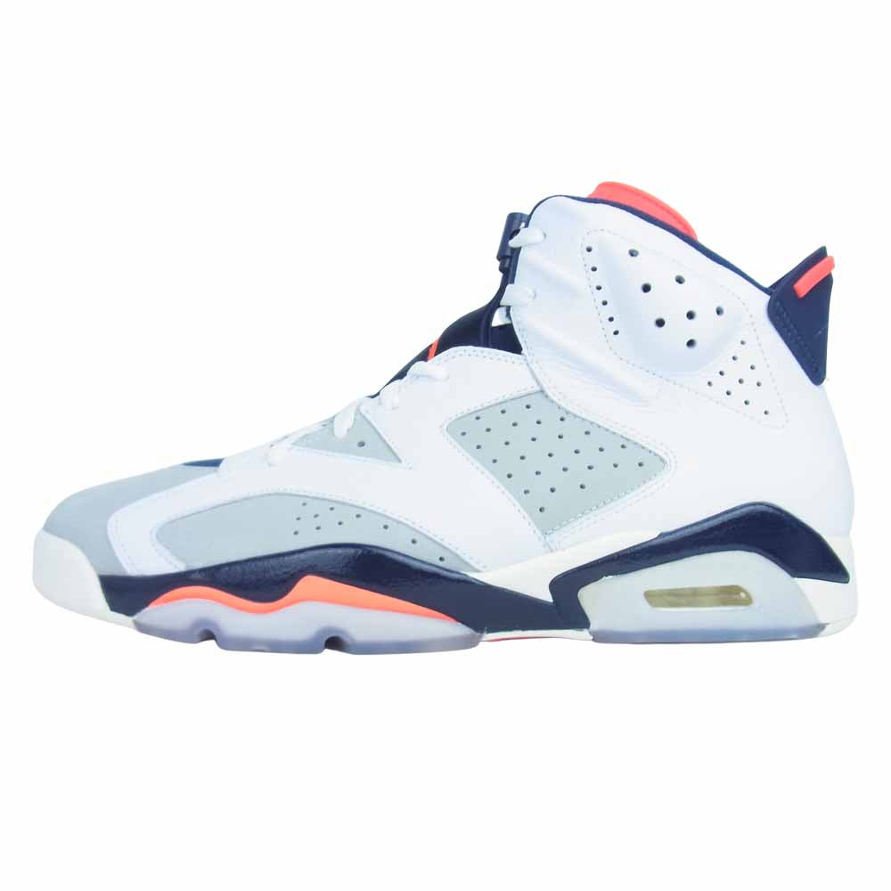 NIKE ナイキ 384664-104 AIR JORDAN 6 RETRO エアジョーダン6 レトロ スニーカー グレー系 31cm【新古品】【未使用】【中古】