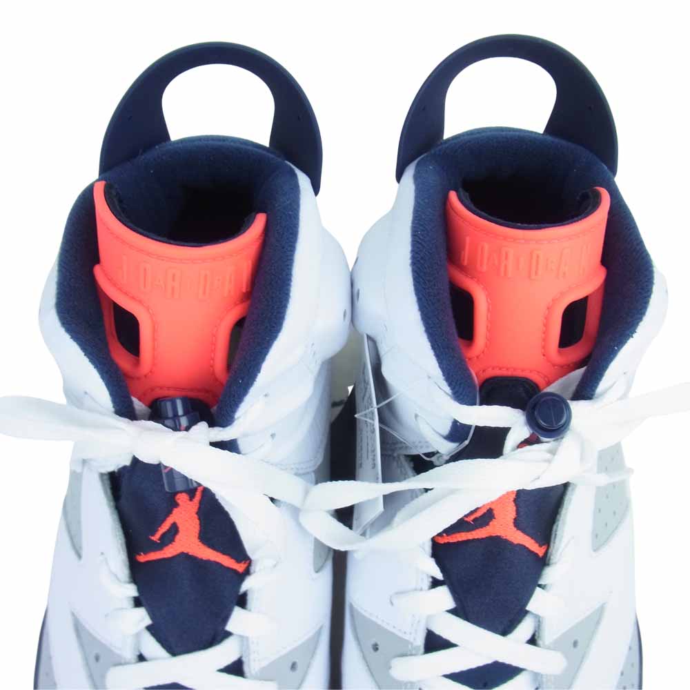 NIKE ナイキ 384664-104 AIR JORDAN 6 RETRO エアジョーダン6 レトロ スニーカー グレー系 31cm【新古品】【未使用】【中古】