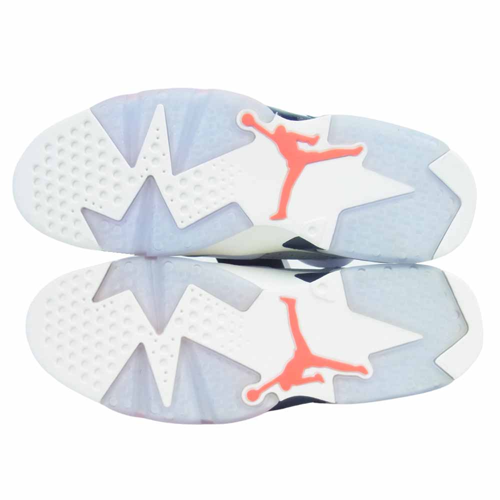 NIKE ナイキ 384664-104 AIR JORDAN 6 RETRO エアジョーダン6 レトロ スニーカー グレー系 31cm【新古品】【未使用】【中古】