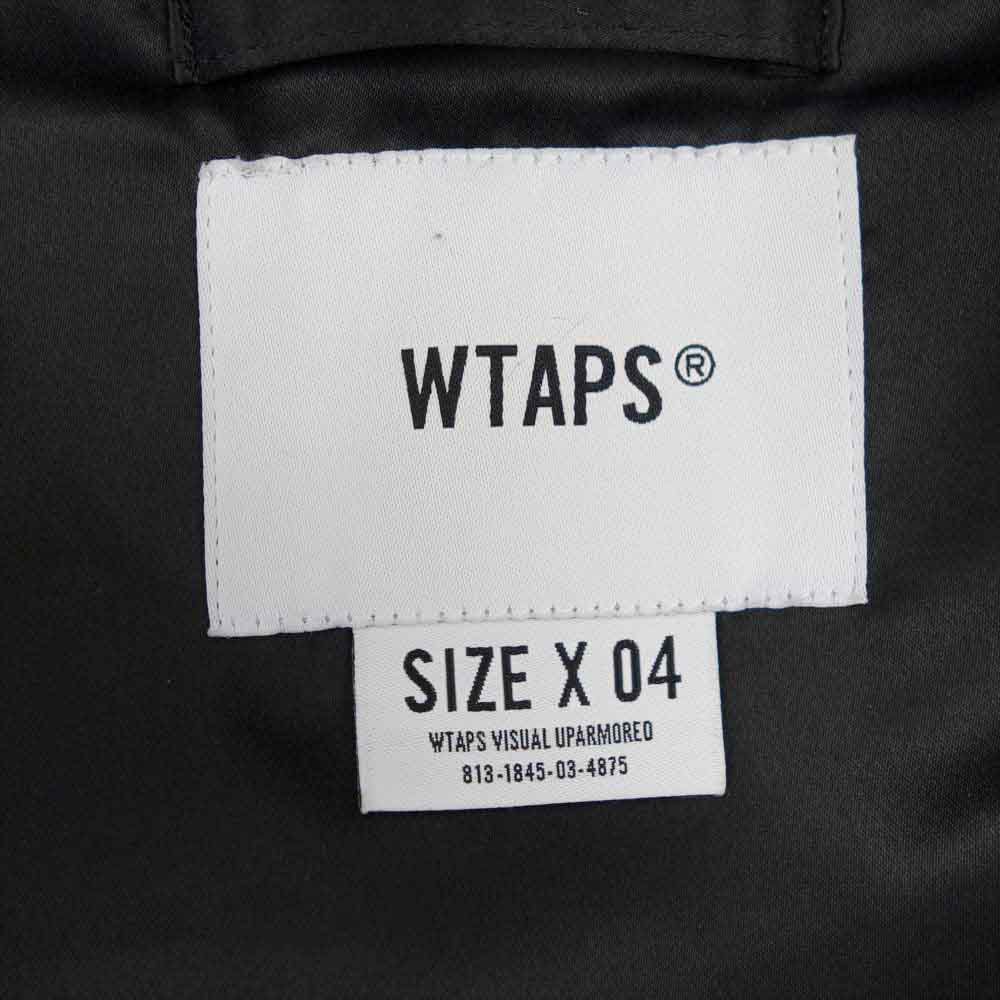 WTAPS ダブルタップス 19AW 192TQDT-JKM02 REVENANT JACKET MODACRYLIC FUR レヴェナント ファージャケット ブラック系 グレー系 XL【新古品】【未使用】【中古】