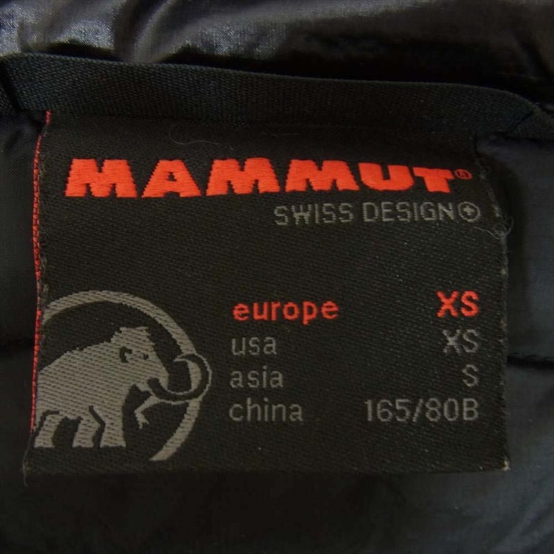 Mammut マムート GRAVITY ULTRA LIGHT DOWN JACKET ダウンジャケット ブラック系 XS【中古】