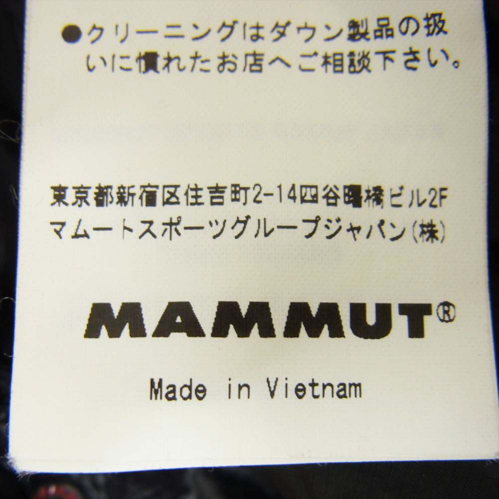 Mammut マムート GRAVITY ULTRA LIGHT DOWN JACKET ダウンジャケット ブラック系 XS【中古】
