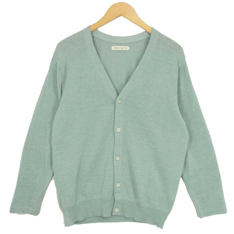 ORGUEIL オルゲイユ OR-4202 Knit Cardigan コットン ニット カーディガン ライトブルー系 38【中古】