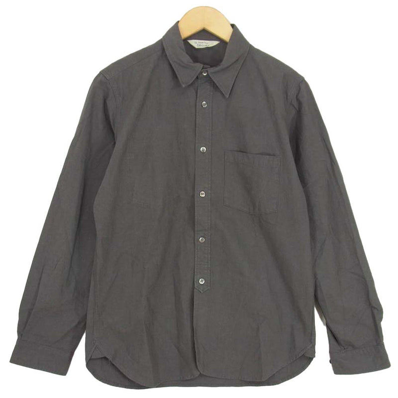 ORGUEIL オルゲイユ OR-5063 Work Shirt ワーク シャツ チャコール系 36【中古】