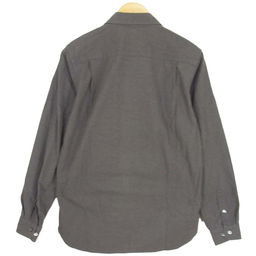 ORGUEIL オルゲイユ OR-5063 Work Shirt ワーク シャツ チャコール系 36【中古】
