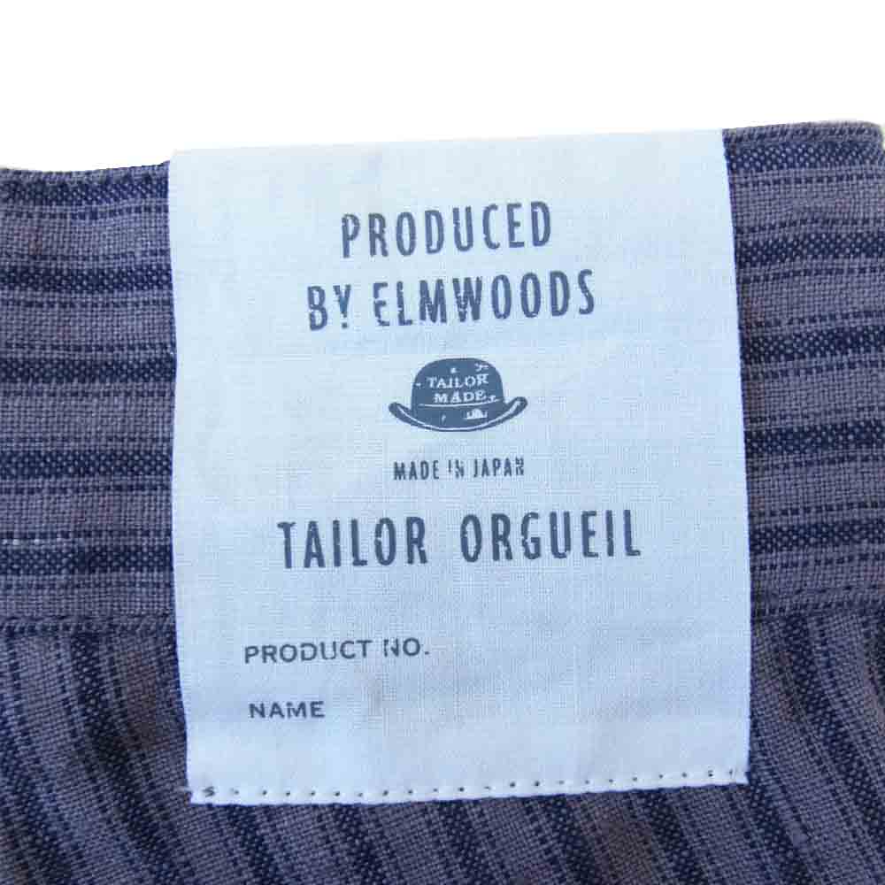 ORGUEIL オルゲイユ OR-1074A Prisoner Trousers プリズナー トラウザー リネン パンツ グレー系 30【美品】【中古】