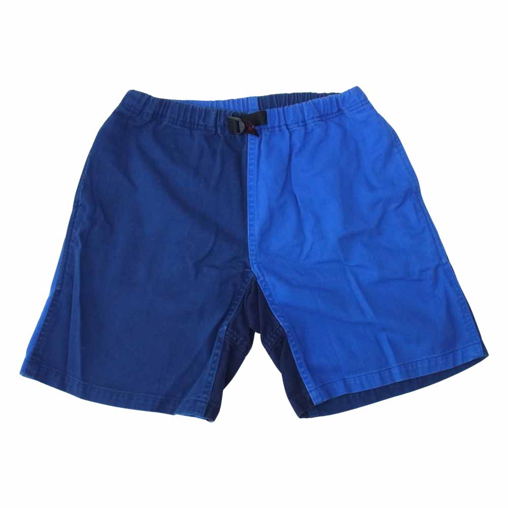 Gramicci グラミチ クレイジーパターン クライミング ショーツ ネイビー系 ブルー系 S【中古】