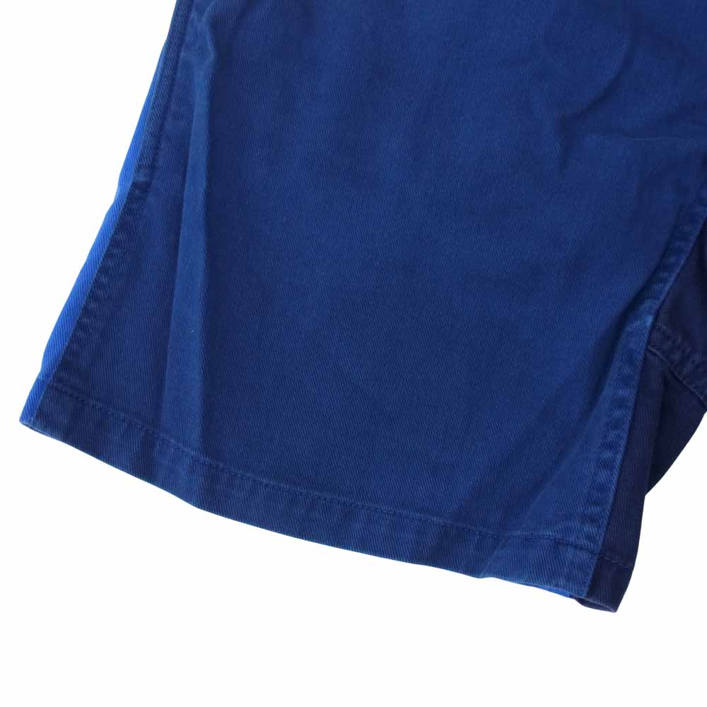 Gramicci グラミチ クレイジーパターン クライミング ショーツ ネイビー系 ブルー系 S【中古】