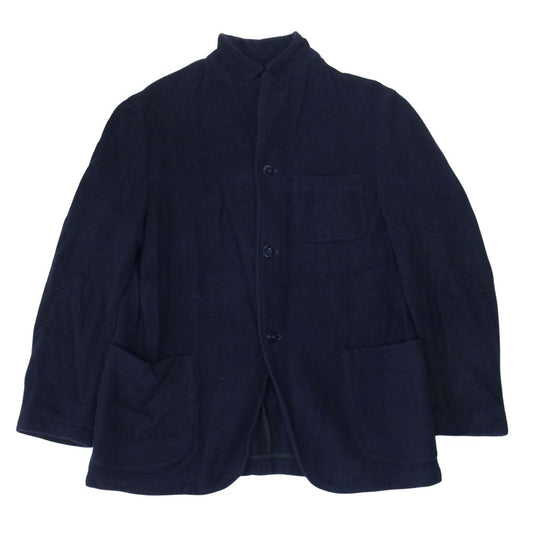 バランスアンドハーモニー ドイツ製 ウール テーラード ジャケット ネイビー系 XS【中古】