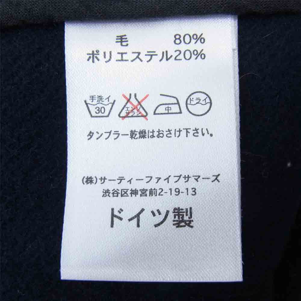 バランスアンドハーモニー ドイツ製 ウール テーラード ジャケット ネイビー系 XS【中古】