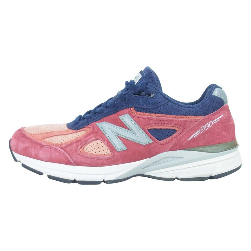 NEW BALANCE ニューバランス M990CP4 USA製 ローカット スニーカー レッド系 27.5cm【中古】