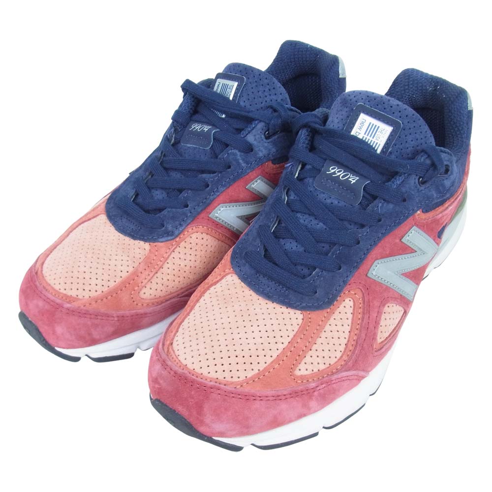 NEW BALANCE ニューバランス M990CP4 USA製 ローカット スニーカー レッド系 27.5cm【中古】