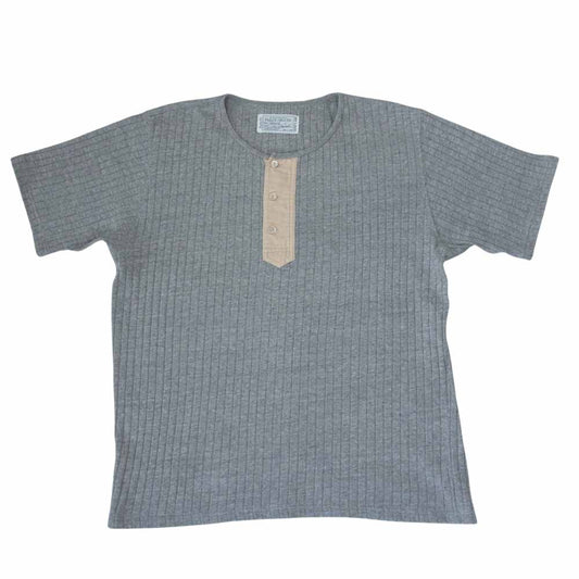 ORGUEIL オルゲイユ Henry Tshirt ヘンリー ネック グレー系【美品】【中古】