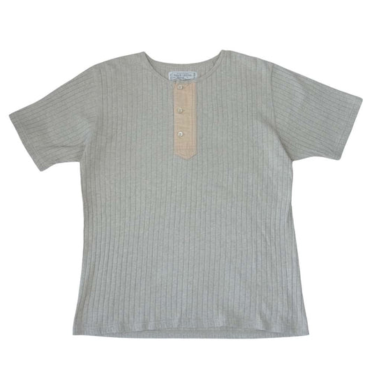 ORGUEIL オルゲイユ Henry Tshirt ヘンリー ネック ベージュ系【美品】【中古】