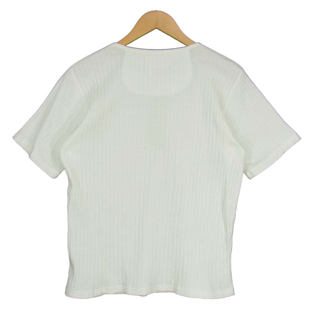ORGUEIL オルゲイユ Henry Tshirt ヘンリー ネック ホワイト系【美品】【中古】