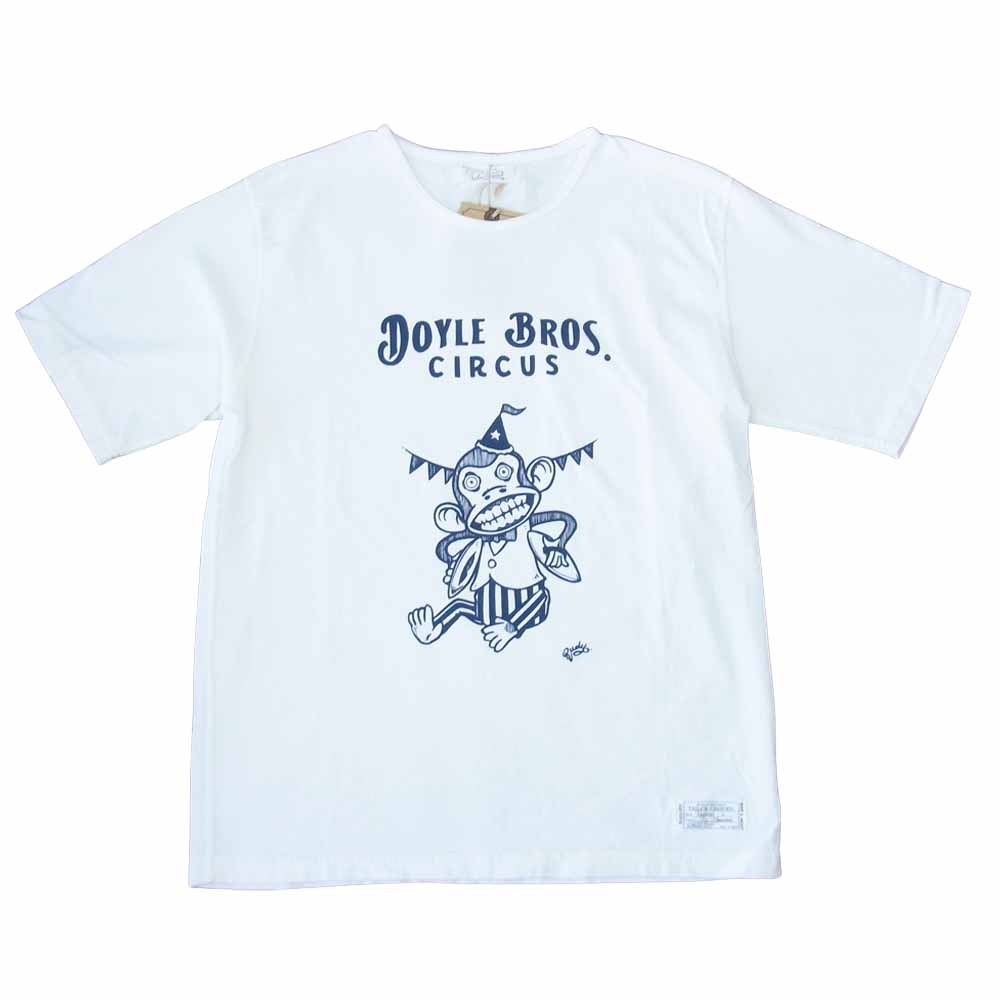 ORGUEIL オルゲイユ OR-9060A Printed Tshirt プリント ホワイト系 38【美品】【中古】