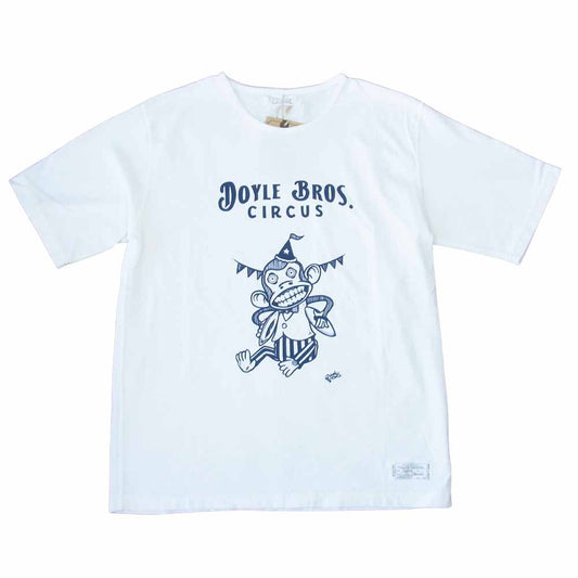 ORGUEIL オルゲイユ OR-9060A Printed Tshirt プリント ホワイト系 38【美品】【中古】