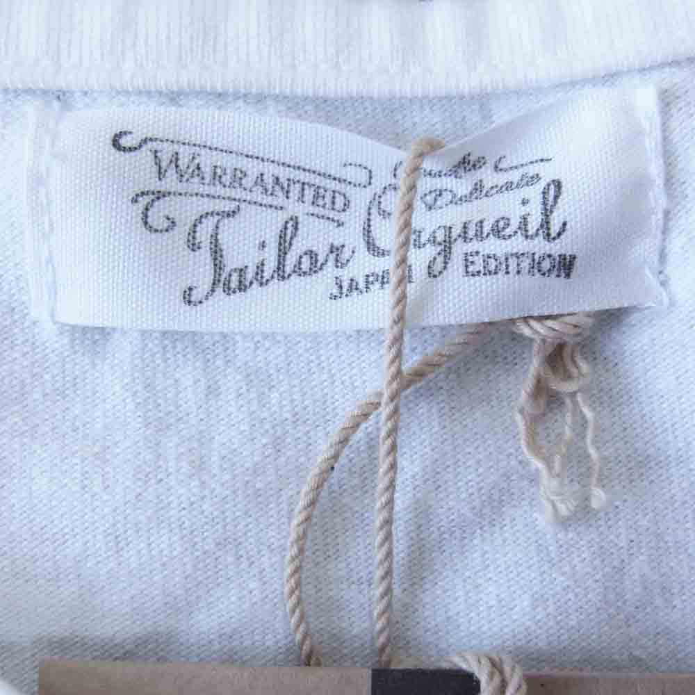 ORGUEIL オルゲイユ OR-9060A Printed Tshirt プリント ホワイト系 38【美品】【中古】