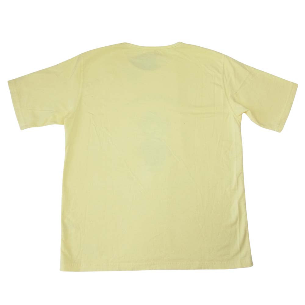 ORGUEIL オルゲイユ OR-9060C Printed Tshirt プリント イエロー系 クリーム色 38【美品】【中古】