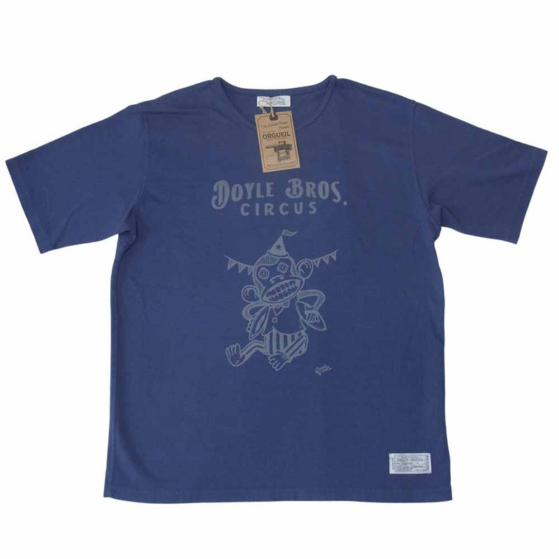 ORGUEIL オルゲイユ OR-9060B Printed Tshirt プリント パープル系 ヴァイオレット 38【美品】【中古】