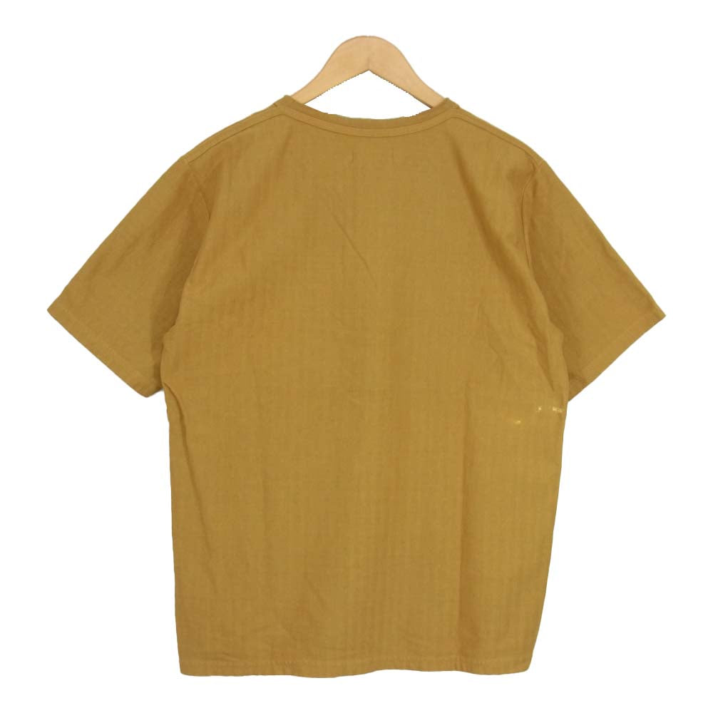 ORGUEIL オルゲイユ OR-9058 Henry Tshirt イエロー系 マスタード色 38【美品】【中古】