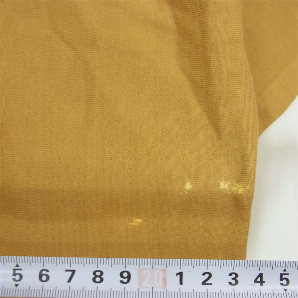 ORGUEIL オルゲイユ OR-9058 Henry Tshirt イエロー系 マスタード色 38【美品】【中古】