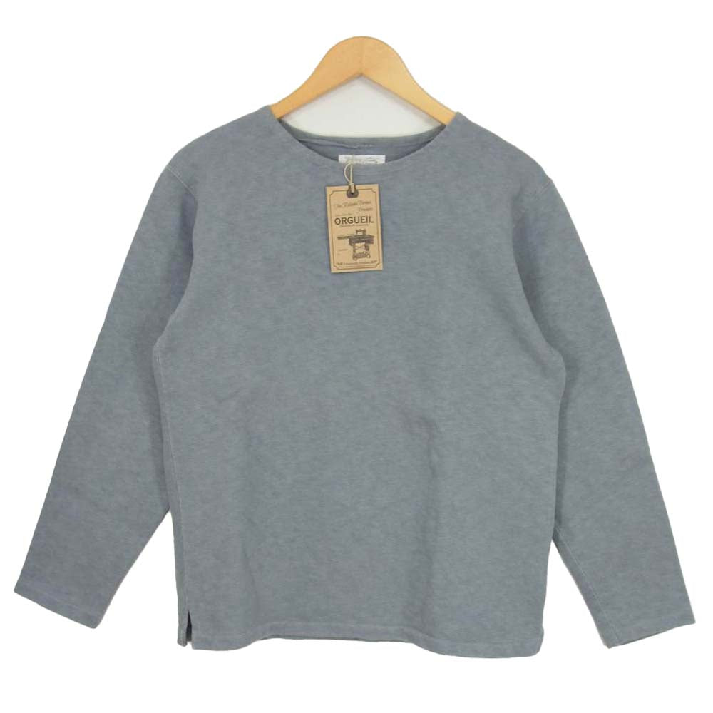 ORGUEIL オルゲイユ OR-9054 Basque Shirt バスク シャツ グレー系 36【美品】【中古】