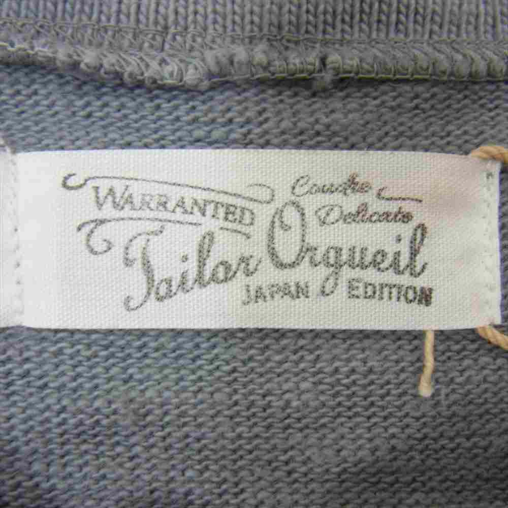 ORGUEIL オルゲイユ OR-9054 Basque Shirt バスク シャツ グレー系 36【美品】【中古】