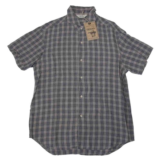 ORGUEIL オルゲイユ OR-5062A One Piece collar ワンピース カラー チェック ベージュ系 38【美品】【中古】