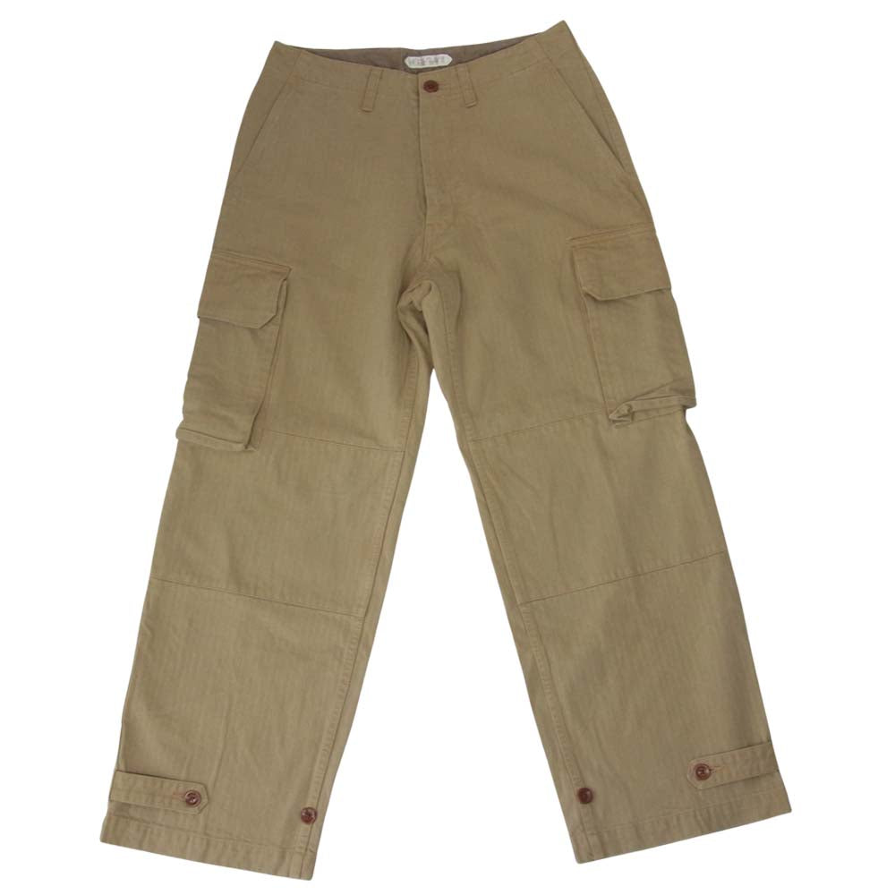 ORGUEIL オルゲイユ OR-1072 French Cargo フレンチ カーゴ ヘリン ボーン ベージュ系 30【美品】【中古】