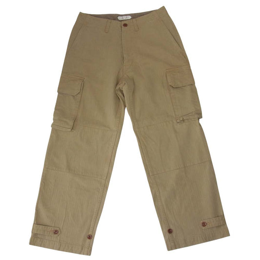 ORGUEIL オルゲイユ OR-1072 French Cargo フレンチ カーゴ ヘリン ボーン ベージュ系 30【美品】【中古】