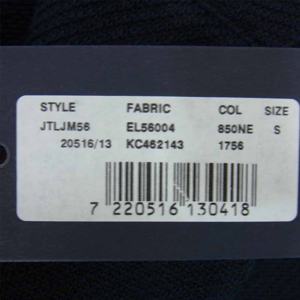 LARDINI ラルディーニ JTLJM56 ドライタッチ リネン コットン ニット 2B ジャケット ネイビー系 S【新古品】【未使用】【中古】