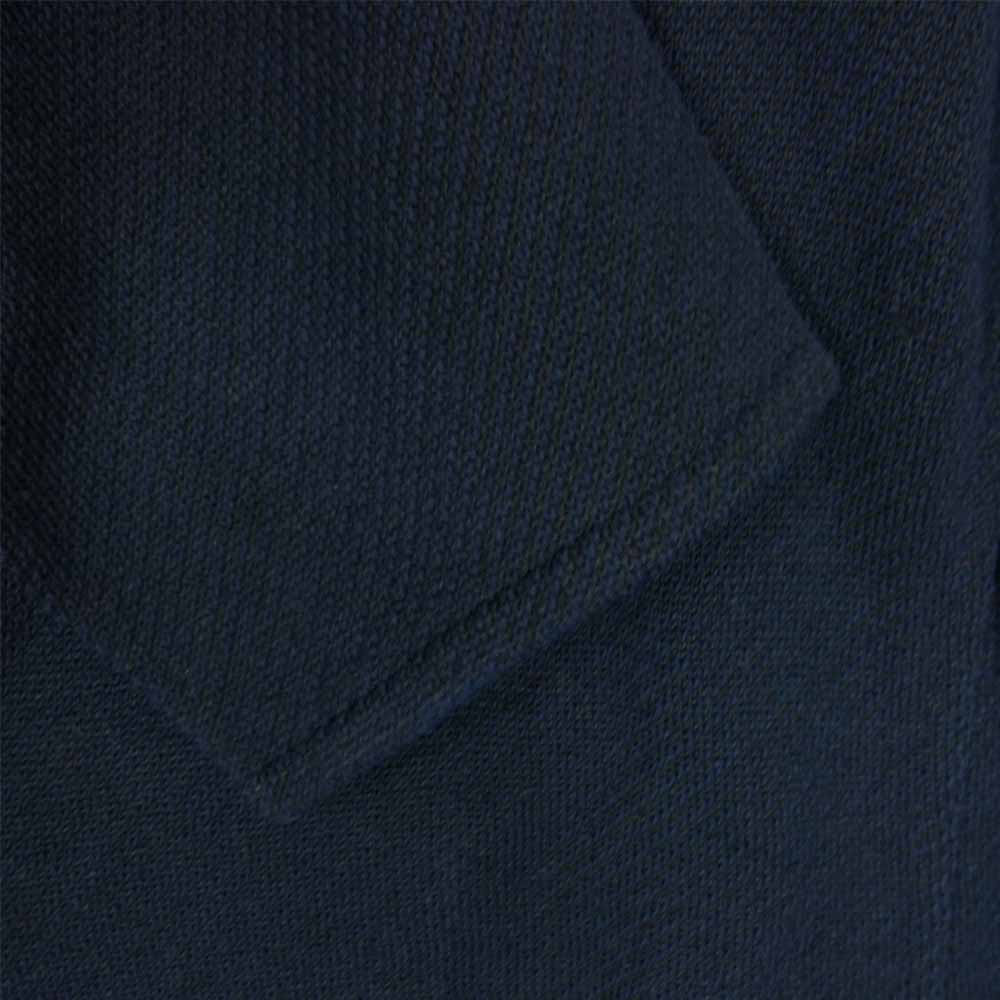 LARDINI ラルディーニ JTLJM56 ドライタッチ リネン コットン ニット 2B ジャケット ネイビー系 S【新古品】【未使用】【中古】
