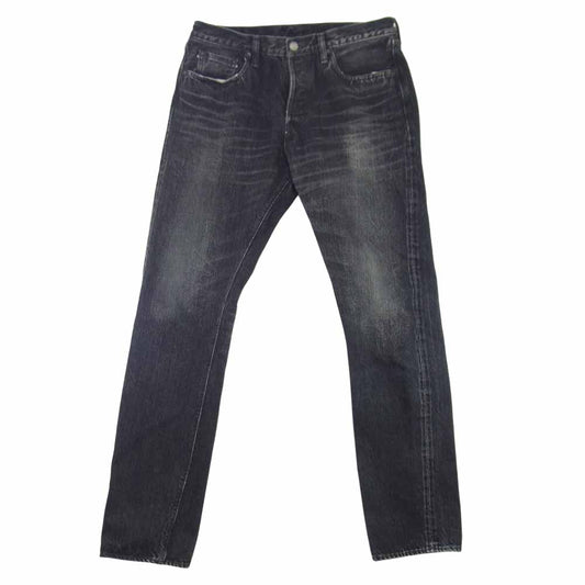 FULLCOUNT フルカウント 1211 BLACK TAPERD JEANS ブラック テーパード ジーンス デニム パンツ ブラック系 34【中古】