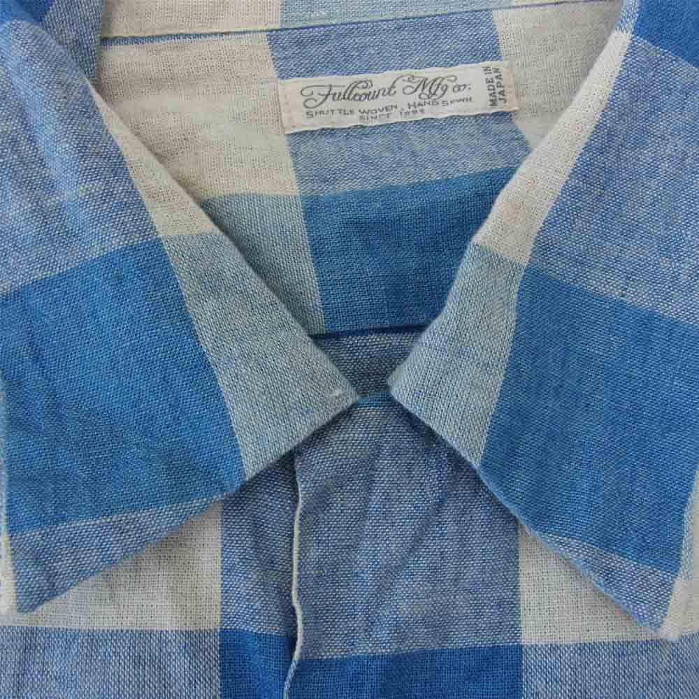 FULLCOUNT フルカウント 4018 OPEN CHECKER HAWAIIAN SHIRT オープン