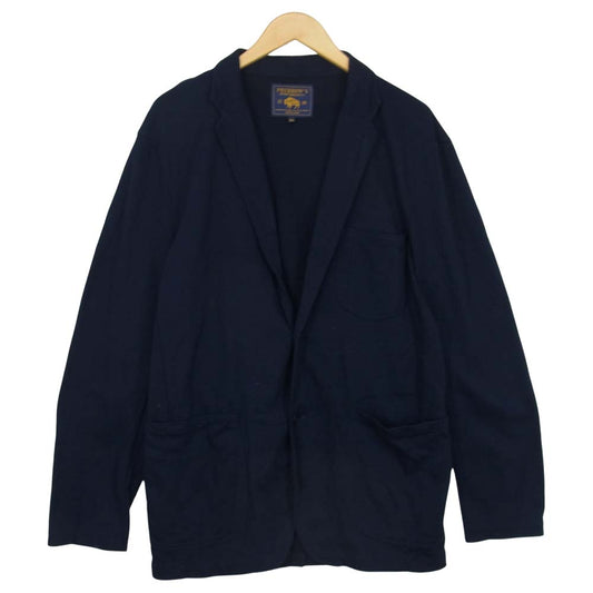 Pherrow's フェローズ PCJ1 PDSP1  ストレッチ 2B カットソー テーラード ジャケット ネイビー系 XL【中古】