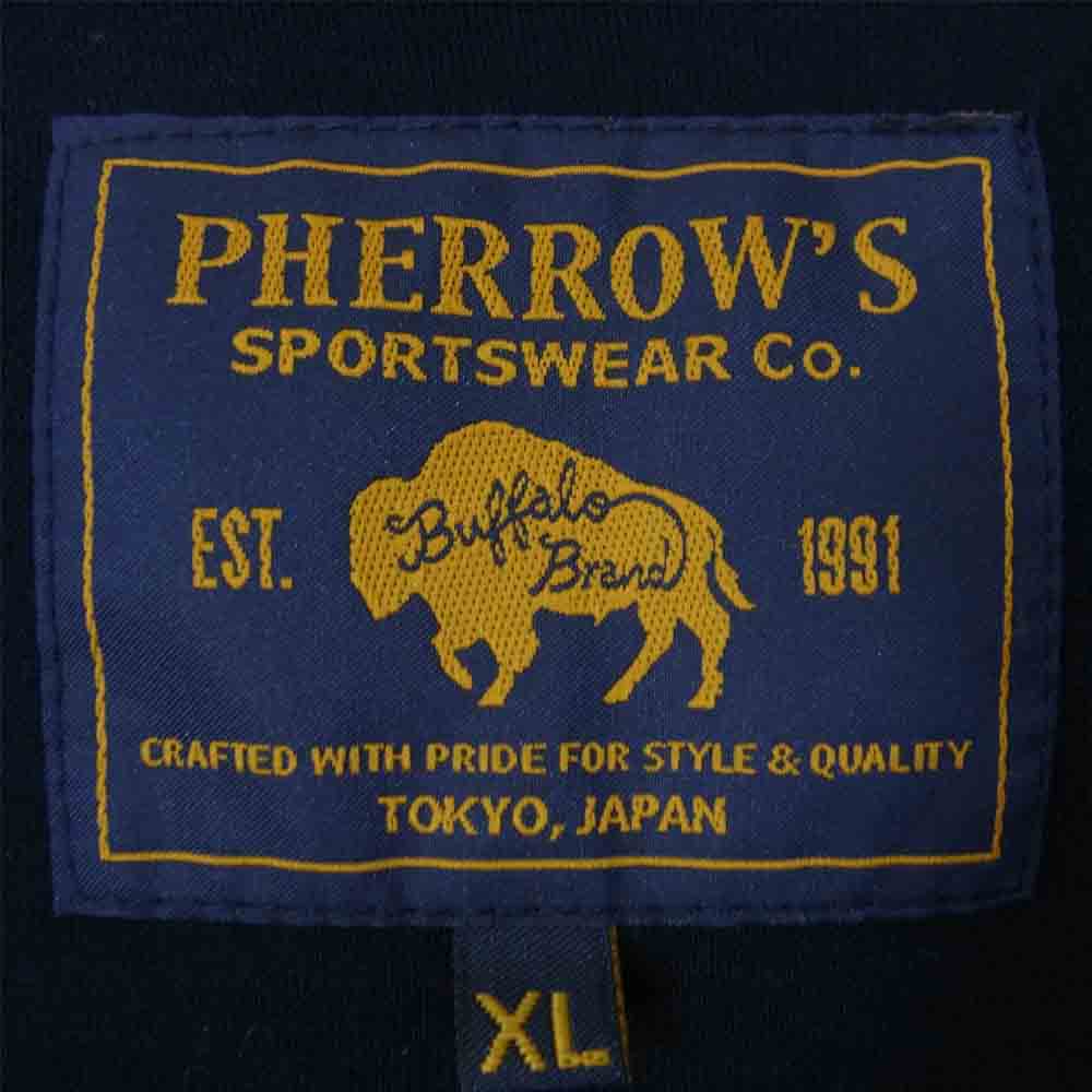 Pherrow's フェローズ PCJ1 PDSP1  ストレッチ 2B カットソー テーラード ジャケット ネイビー系 XL【中古】