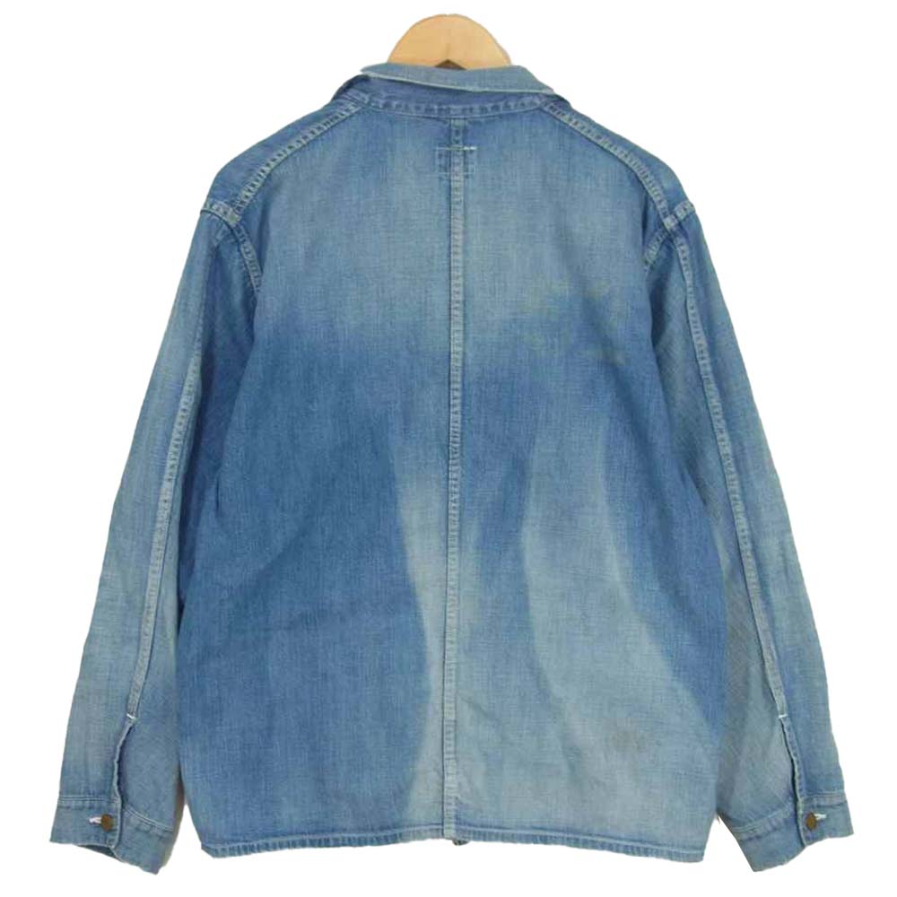 FULLCOUNT フルカウント 2908-1 Denim Short Coverall デニム ショート カバーオール インディゴブルー系 42【中古】